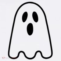 Ghost Adult Women Silly Ghost Face Costume Women's Hoodie thumb 2