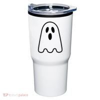 Ghost Adult Women Silly Ghost Face Costume Tumbler thumb 0