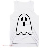 Ghost Adult Women Silly Ghost Face Costume Tank Top thumb 0