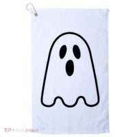 Ghost Adult Women Silly Ghost Face Costume Golf Towel thumb 0