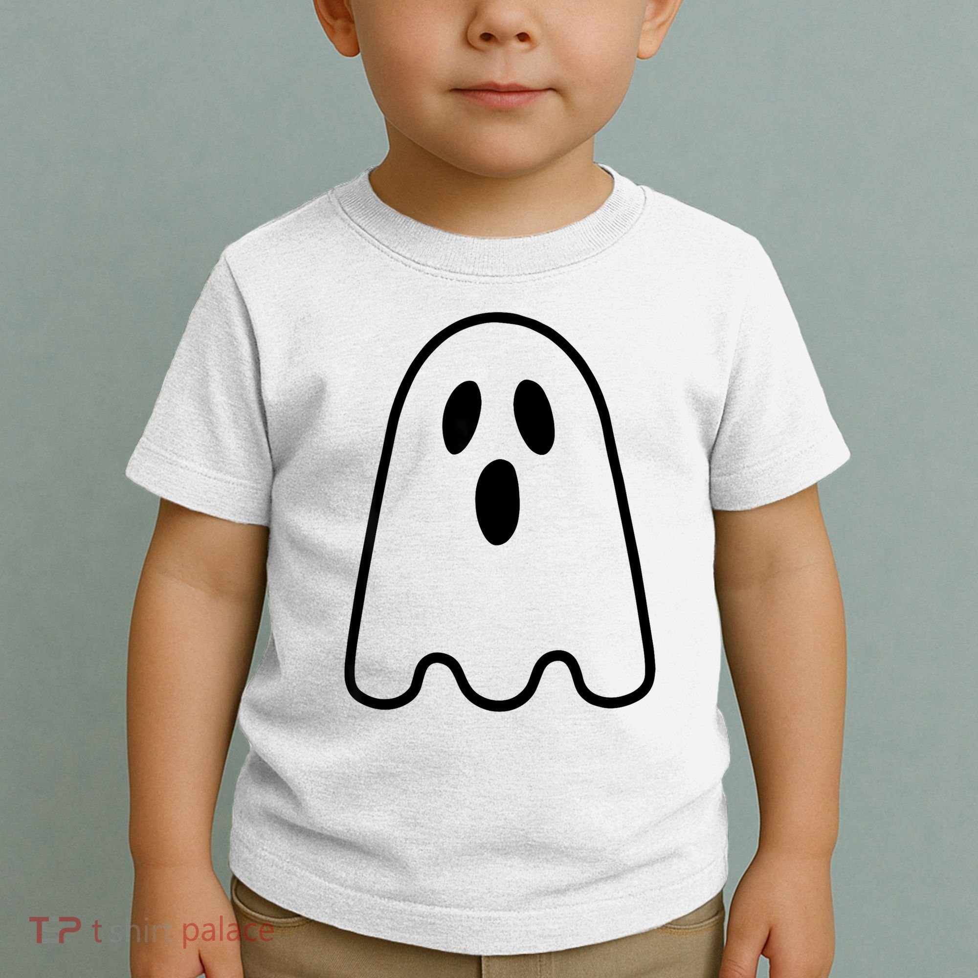 Ghost Adult Women Silly Ghost Face Costume Toddler T-Shirt