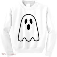 Ghost Adult Women Silly Ghost Face Costume Kids Sweatshirt thumb 0