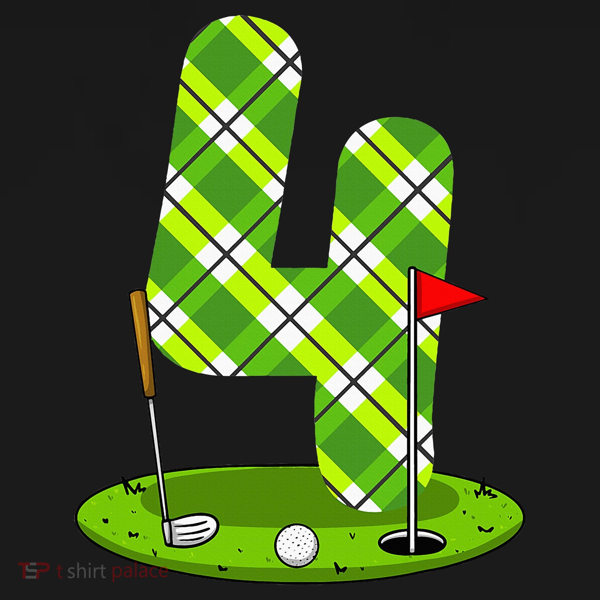Golf Birthday 4th Birthday Party Golfer Hoodie