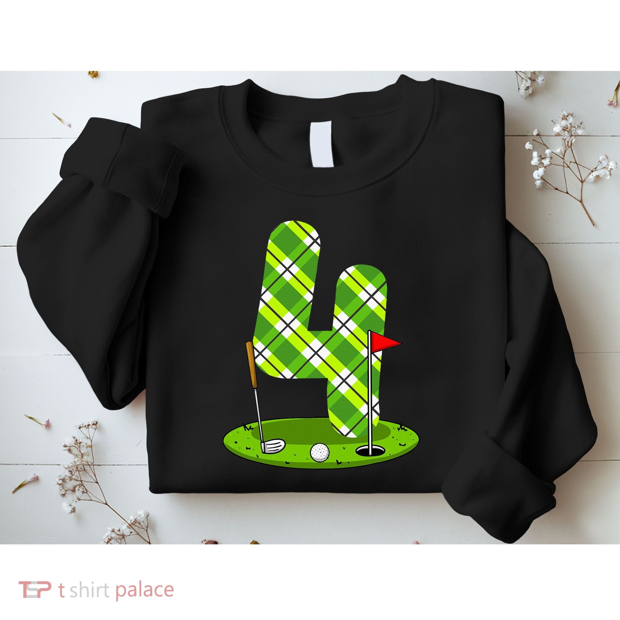 Golf Birthday 4th Birthday Party Golfer Sweatshirt