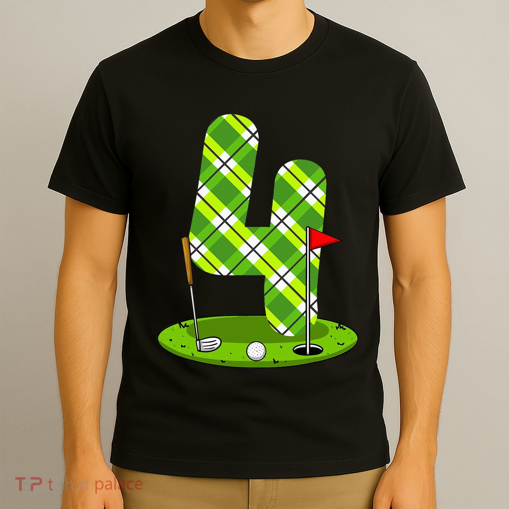 Golf Birthday 4th Birthday Party Golfer T-Shirt
