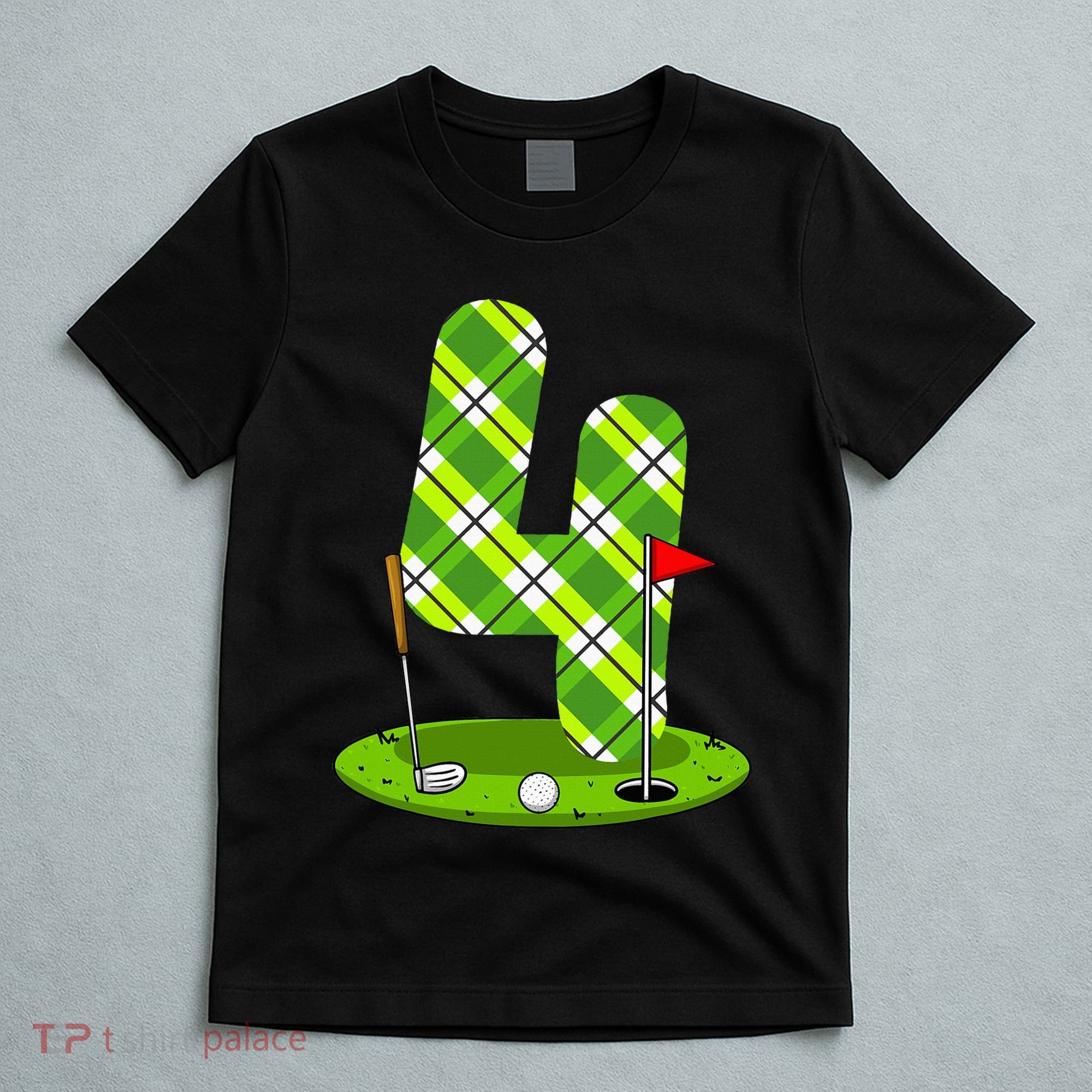 Golf Birthday 4th Birthday Party Golfer T-Shirt