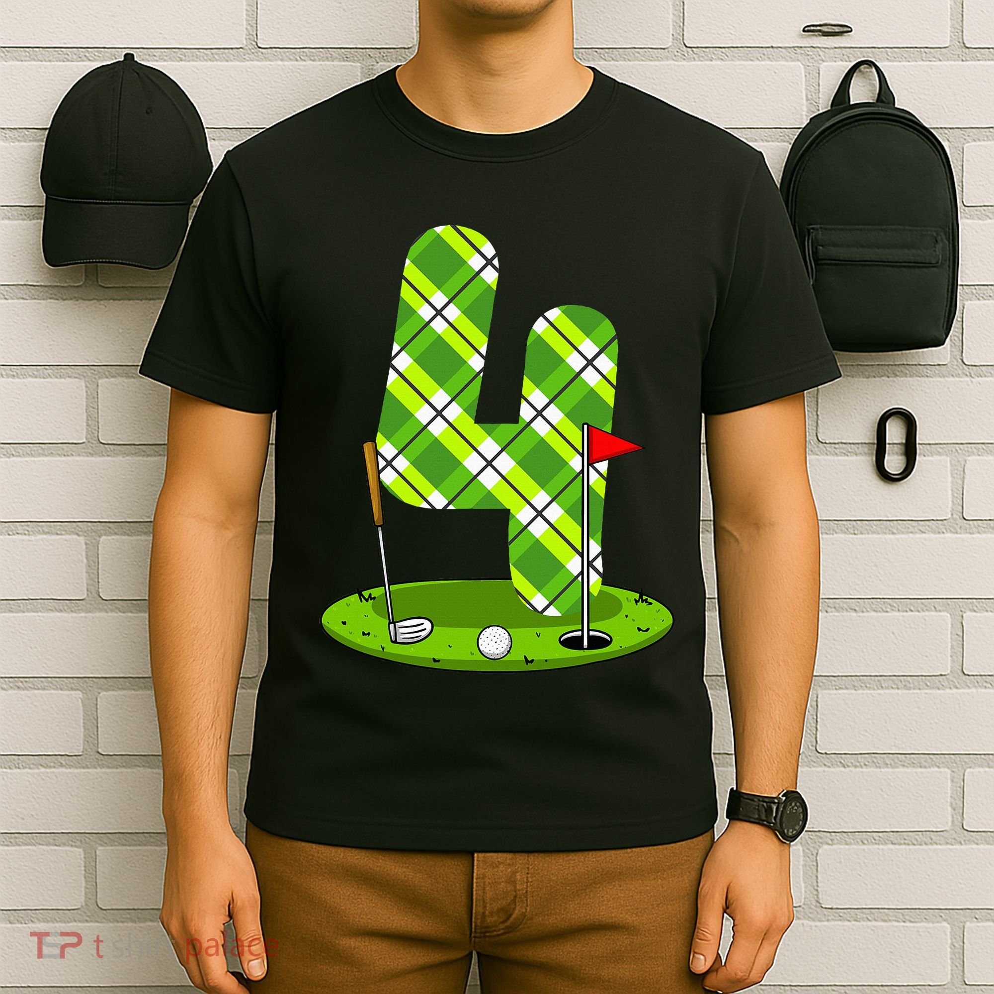 Golf Birthday 4th Birthday Party Golfer T-Shirt