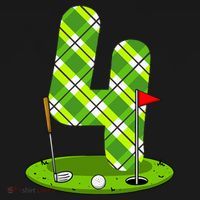 Golf Birthday 4th Birthday Party Golfer Women's Hoodie thumb 2