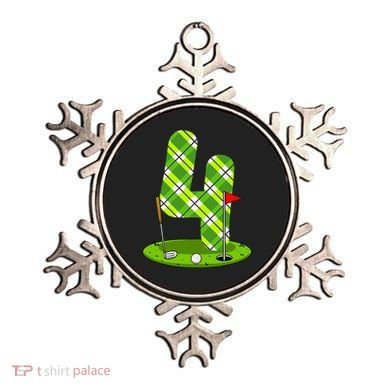 Golf Birthday 4th Birthday Party Golfer Ornament