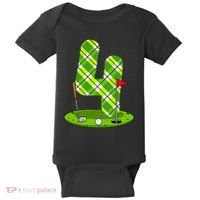Golf Birthday 4th Birthday Party Golfer Baby Bodysuit thumb 0