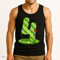 Golf Birthday 4th Birthday Party Golfer Tank Top thumb 3