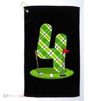 Golf Birthday 4th Birthday Party Golfer Golf Towel thumb 0