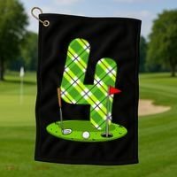 Golf Birthday 4th Birthday Party Golfer Golf Towel thumb 1