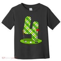 Golf Birthday 4th Birthday Party Golfer Toddler T-Shirt thumb 0