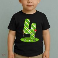 Golf Birthday 4th Birthday Party Golfer Toddler T-Shirt thumb 2