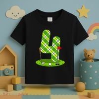 Golf Birthday 4th Birthday Party Golfer Toddler T-Shirt thumb 3