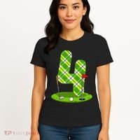 Golf Birthday 4th Birthday Party Golfer Women's T-Shirt thumb 4