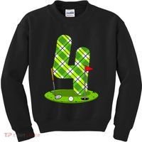Golf Birthday 4th Birthday Party Golfer Kids Sweatshirt thumb 0