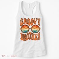 Groovy Brother 70s Aesthetic 1970'S Retro Brother Women's Tank Top thumb 0