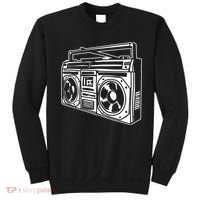 Ghetto Blaster 80s 90s Hip Hop Rap Classic Sweatshirt thumb 0