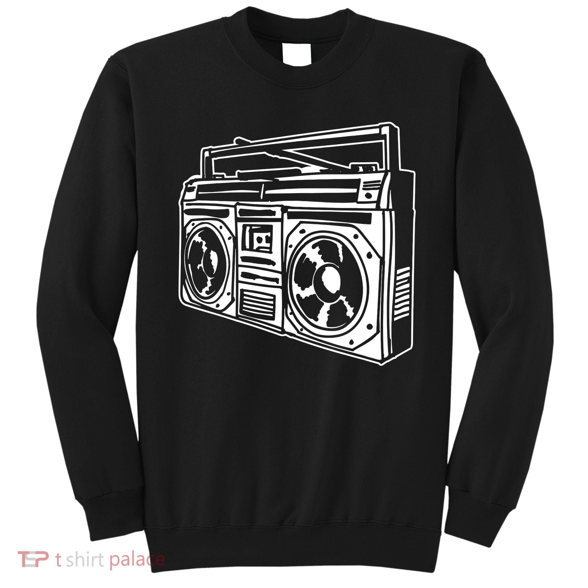 Ghetto Blaster 80s 90s Hip Hop Rap Classic Sweatshirt