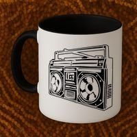 Ghetto Blaster 80s 90s Hip Hop Rap Classic Coffee Mug thumb 2