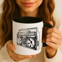 Ghetto Blaster 80s 90s Hip Hop Rap Classic Coffee Mug thumb 3