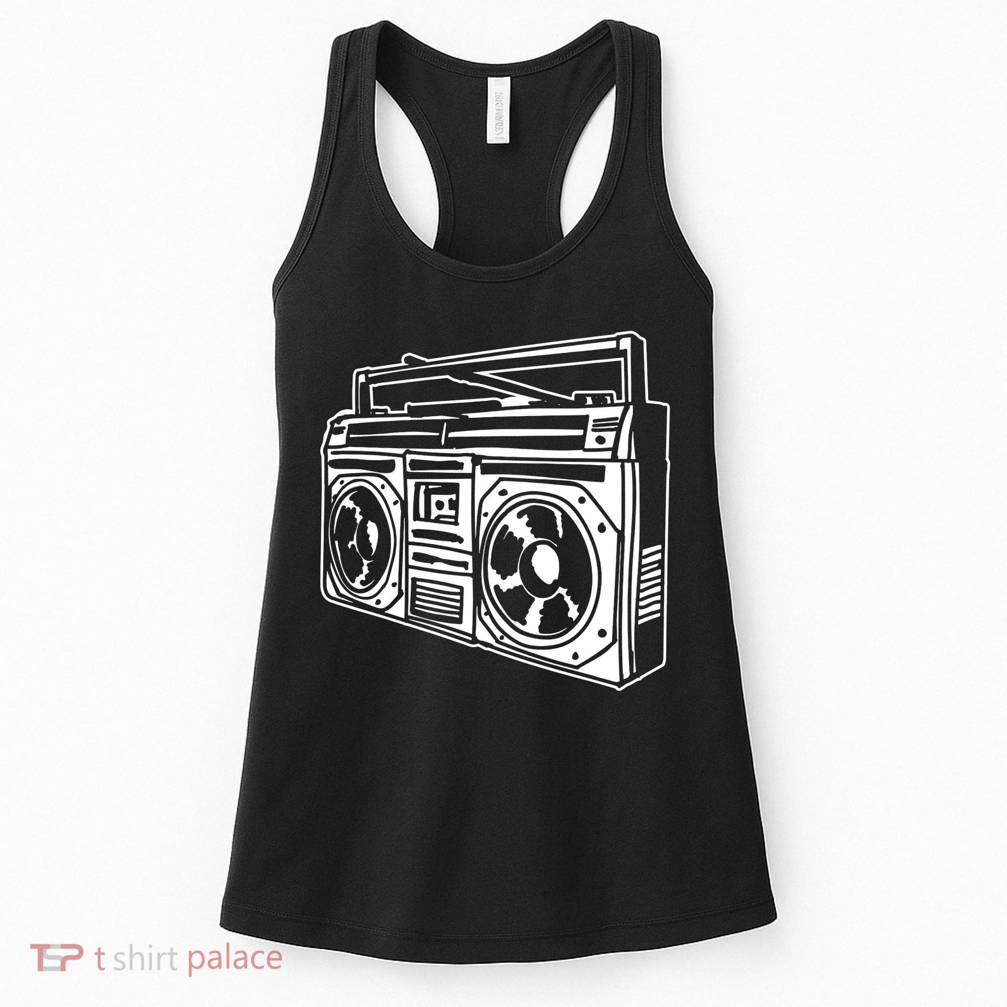 Ghetto Blaster 80s 90s Hip Hop Rap Classic Women's Tank Top