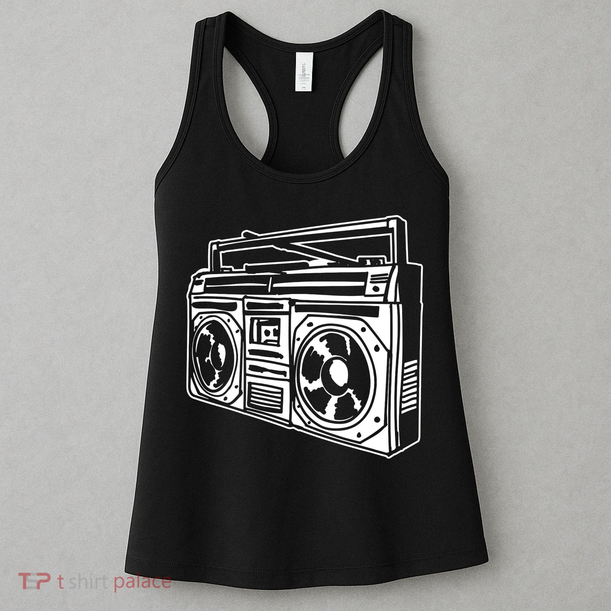 Ghetto Blaster 80s 90s Hip Hop Rap Classic Women's Tank Top