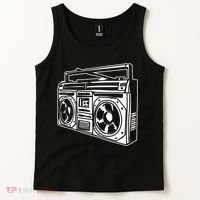 Ghetto Blaster 80s 90s Hip Hop Rap Classic Tank Top thumb 2