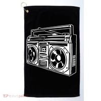 Ghetto Blaster 80s 90s Hip Hop Rap Classic Golf Towel thumb 0
