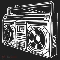 Ghetto Blaster 80s 90s Hip Hop Rap Classic Golf Towel thumb 3