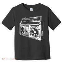 Ghetto Blaster 80s 90s Hip Hop Rap Classic Toddler T-Shirt thumb 0