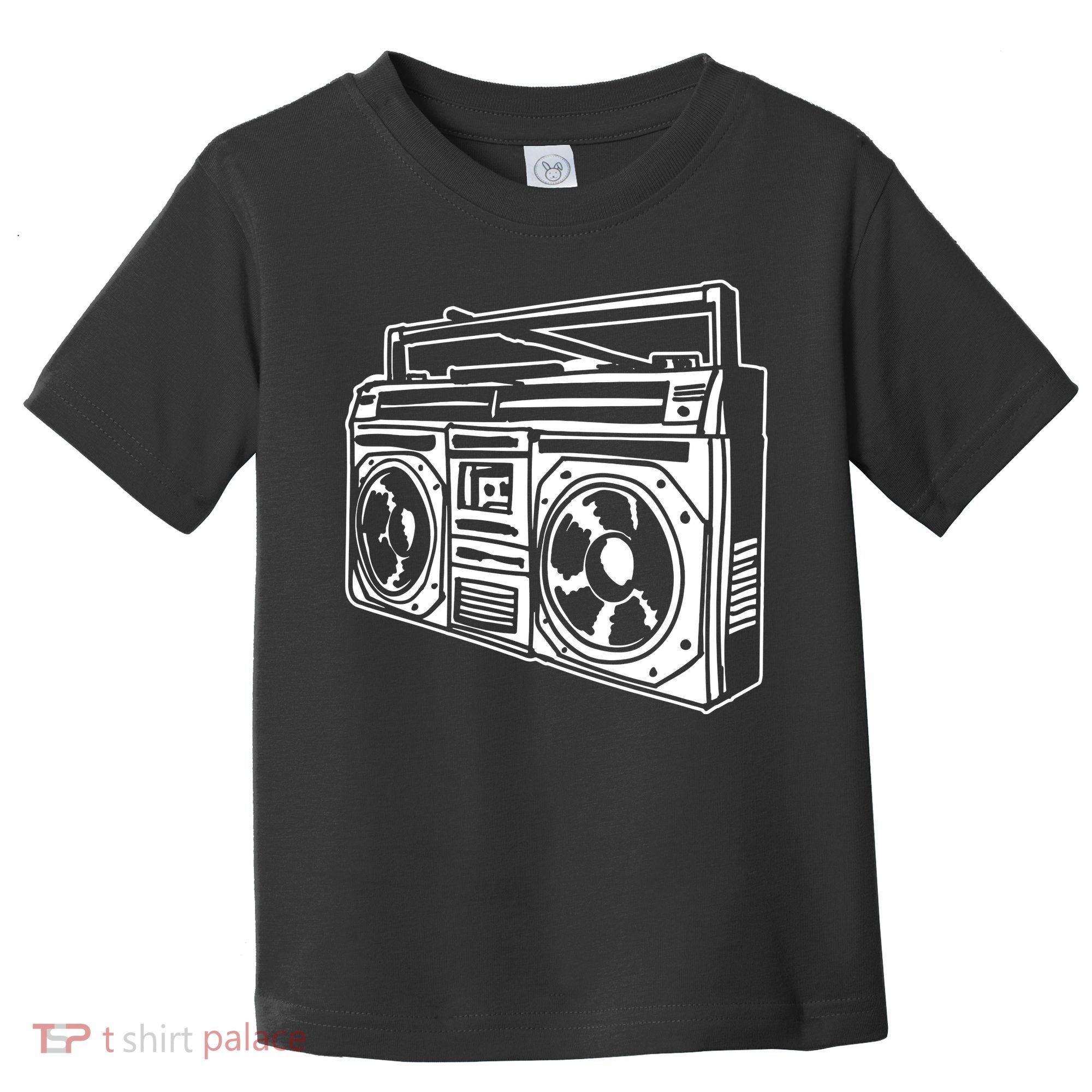 Ghetto Blaster 80s 90s Hip Hop Rap Classic Toddler T-Shirt