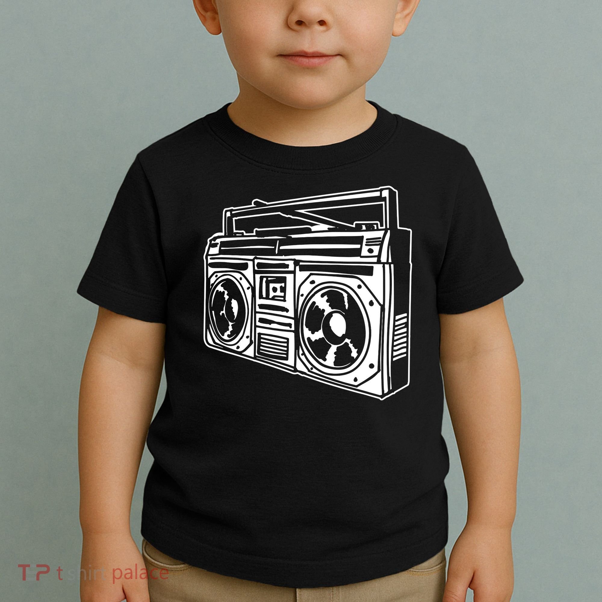 Ghetto Blaster 80s 90s Hip Hop Rap Classic Toddler T-Shirt
