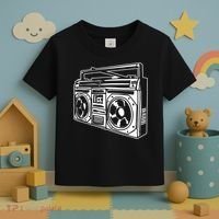 Ghetto Blaster 80s 90s Hip Hop Rap Classic Toddler T-Shirt thumb 3