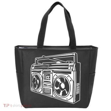 Ghetto Blaster 80s 90s Hip Hop Rap Classic Tote Bag