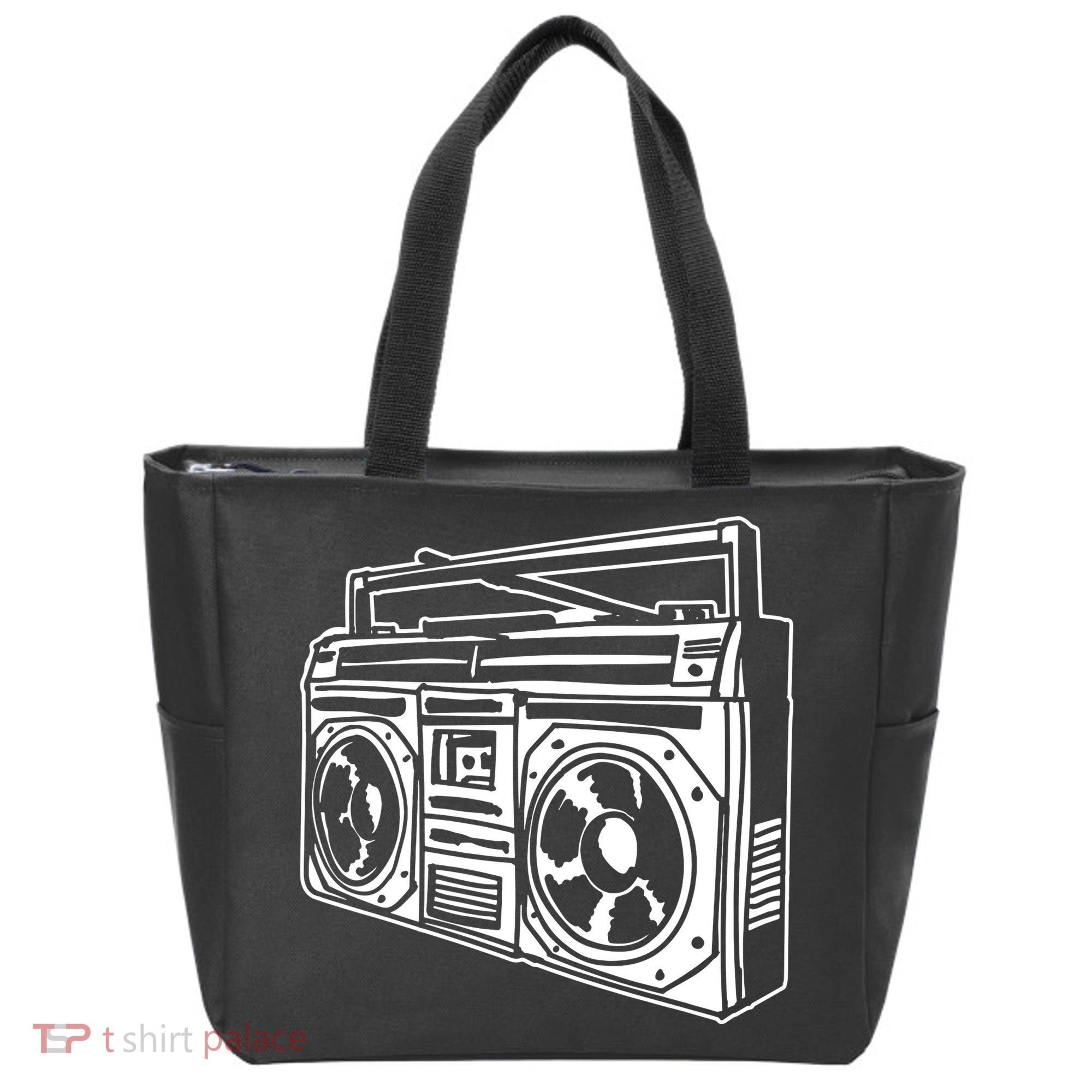Ghetto Blaster 80s 90s Hip Hop Rap Classic Tote Bag