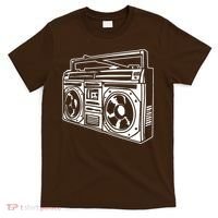 Ghetto Blaster 80s 90s Hip Hop Rap Classic T-Shirt thumb 0