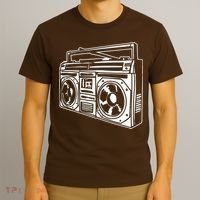 Ghetto Blaster 80s 90s Hip Hop Rap Classic T-Shirt thumb 3