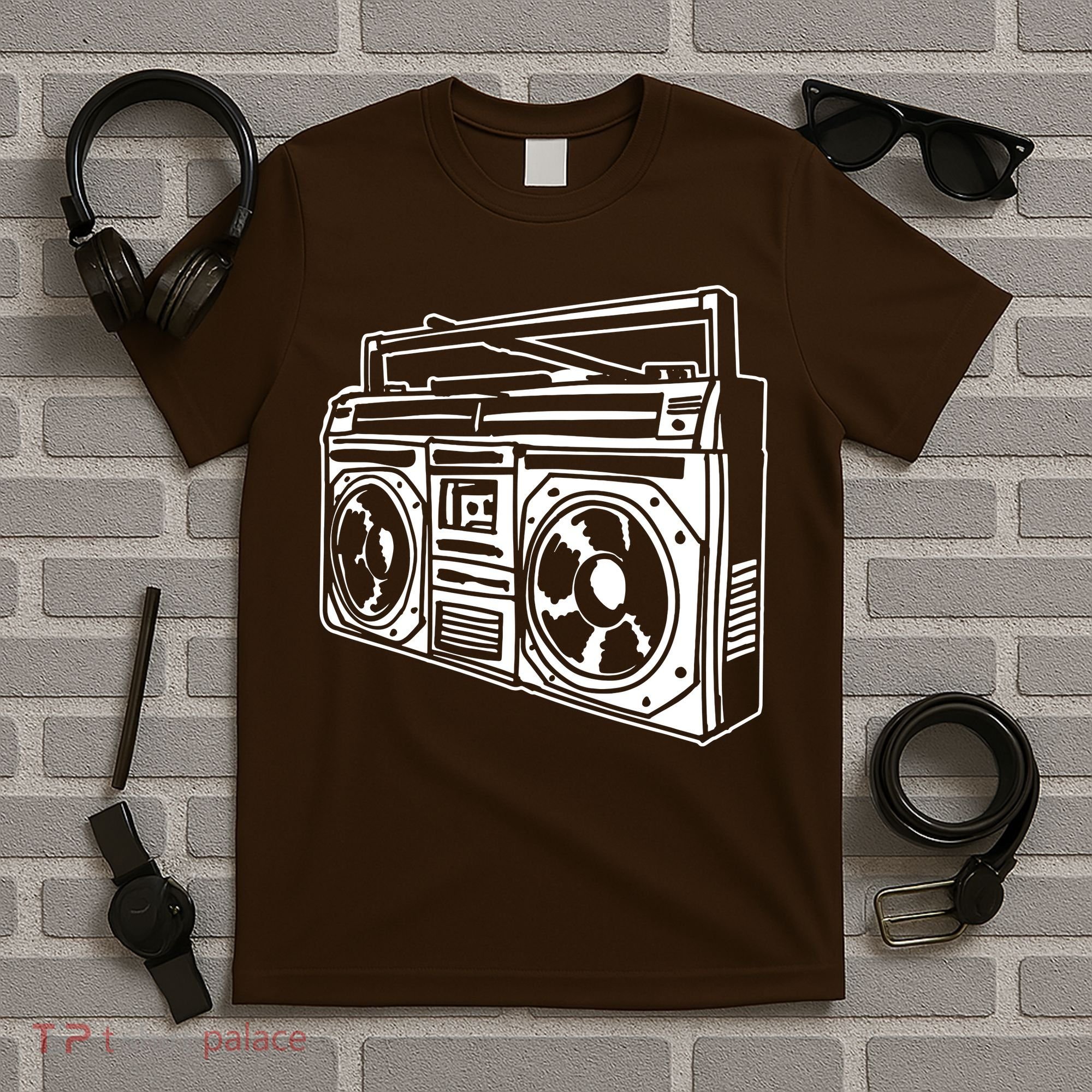Ghetto Blaster 80s 90s Hip Hop Rap Classic T-Shirt