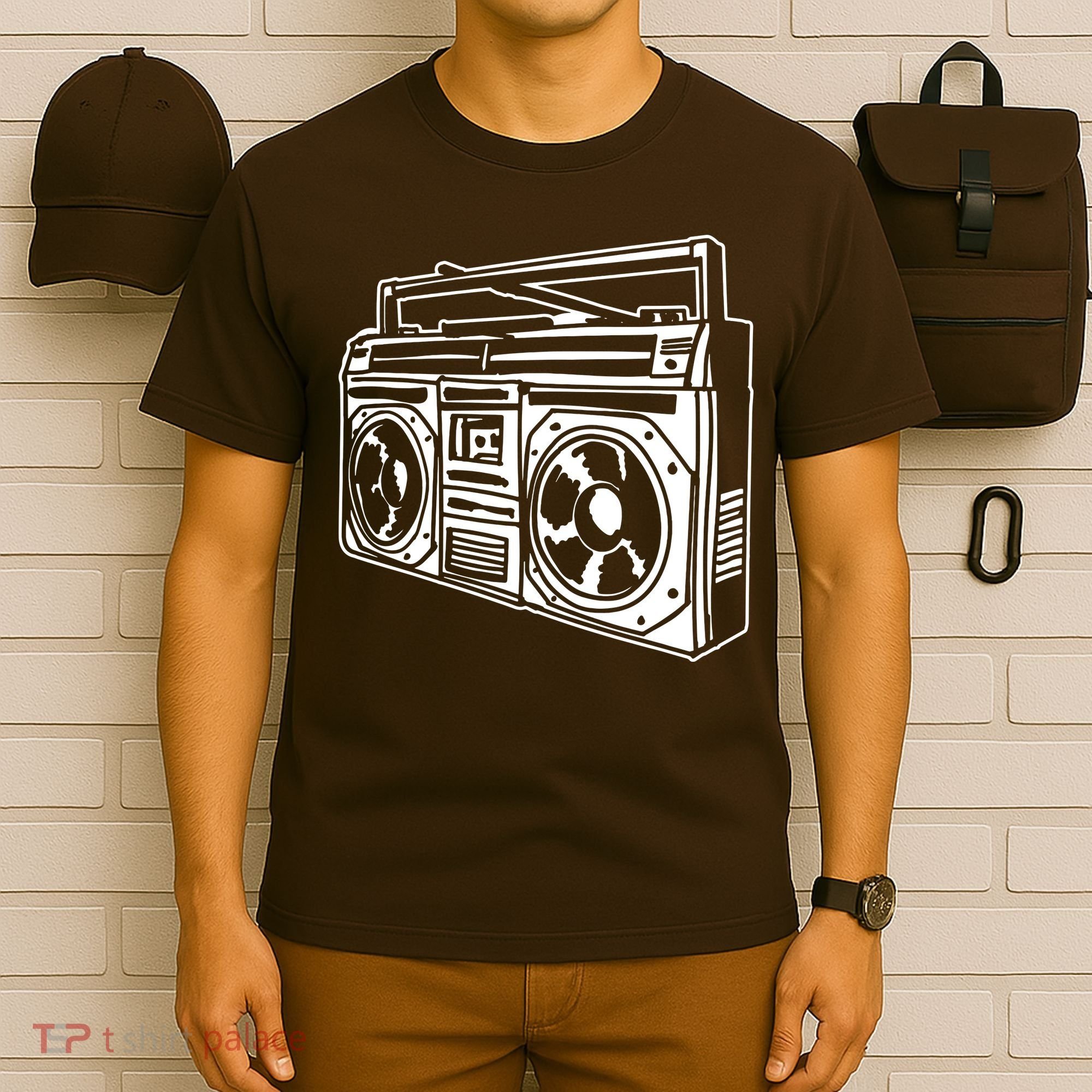 Ghetto Blaster 80s 90s Hip Hop Rap Classic T-Shirt