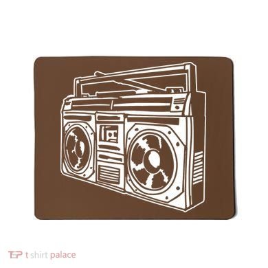 Ghetto Blaster 80s 90s Hip Hop Rap Classic Mousepad