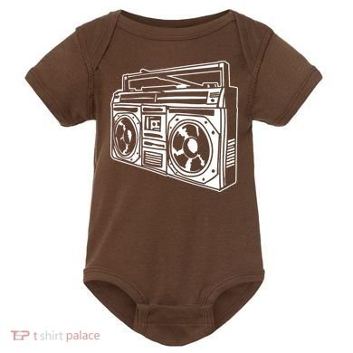Ghetto Blaster 80s 90s Hip Hop Rap Classic Baby Bodysuit