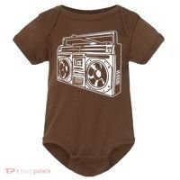 Ghetto Blaster 80s 90s Hip Hop Rap Classic Baby Bodysuit thumb 0