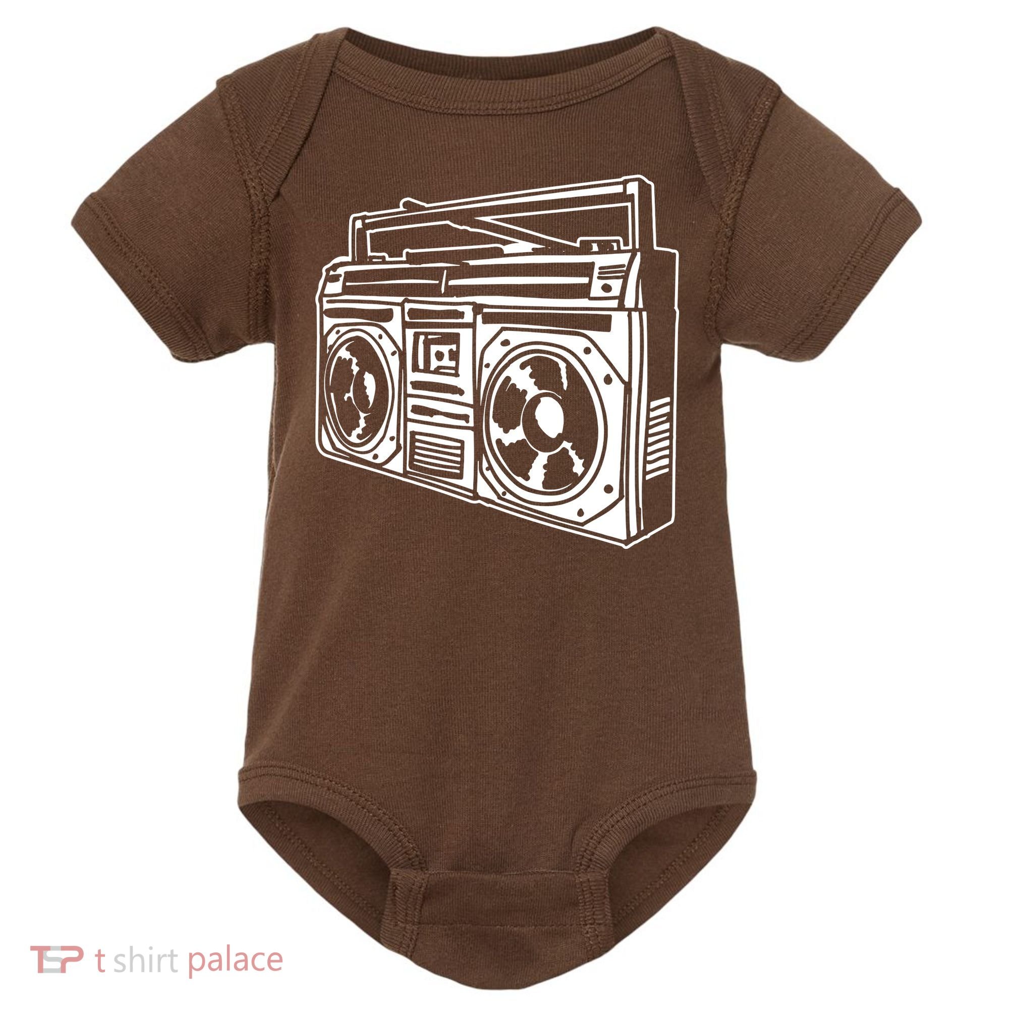 Ghetto Blaster 80s 90s Hip Hop Rap Classic Baby Bodysuit