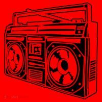 Ghetto Blaster 80s 90s Hip Hop Rap Classic Santa Hat thumb 1