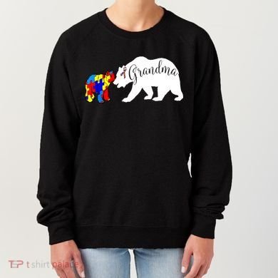 Grandma Bear Autism Awareness Women's Sweatshirt