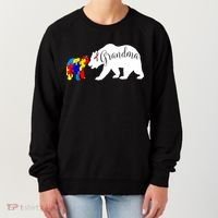 Grandma Bear Autism Awareness Women's Sweatshirt thumb 0