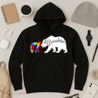 Grandma Bear Autism Awareness Hoodie thumb 3